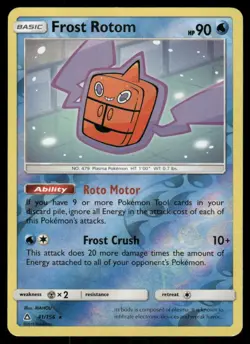 Frost Rotom 41/156 Rare Ultra Prism Pokemon Reverse Holo Near Mint - Image 1