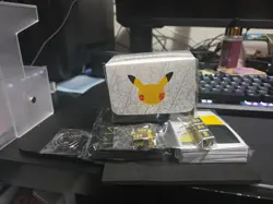 Pokemon TCG Celebrations Deck Box Pokemon Center Exclusive Sleeves And Coin - Image 1