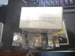 Pokemon TCG Celebrations Deck Box Pokemon Center Exclusive Sleeves And Coin - Image 2