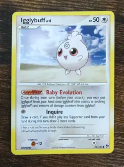 Igglybuff 70/106 Great Encounters Non Holo Pokemon - Image 1