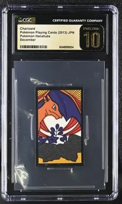 Charizard Pokemon 2013 Japanese Hanafuda December CGC Pristine 10 - Image 1