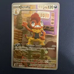Pokemon TCG Scrafty 139/086 Sv: White Flare Illustration Rare Holo 139/086 - Image 1
