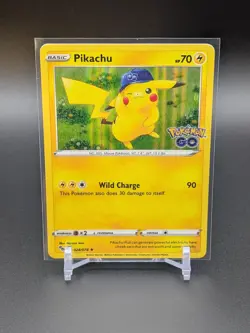 PIKACHU 028/078 Holo R Pokemon GO Near Mint - Image 1