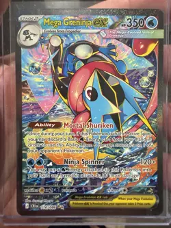 Pokemon Chaos Rising Mega Greninja ex 116/086 Full Art NM/Mint! - Image 1