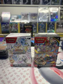 Pokemon Mega Evolutions Prismatic Evolutions Booster Bundle Factory Sealed - Image 1
