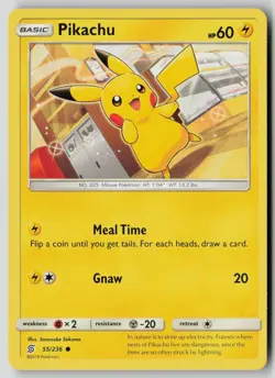 Pikachu 55/236 Common Unified Minds Pokemon NM - Image 1