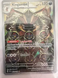 Pokemon Kingambit TCG Scarlet & Violet Base Set - Image 1