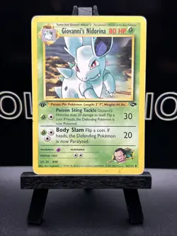 Pokemon Gym Challenge 1st Edition Giovanni's Nidorina 44/132 Regular MP - Image 2