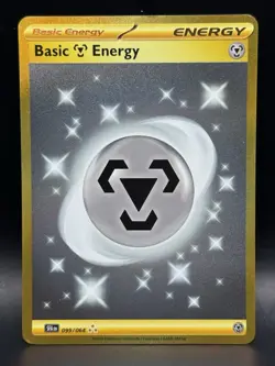 Pokemon TCG Basic Metal Energy Hyper Rare Card 099/064 Shrouded Fable - Image 1