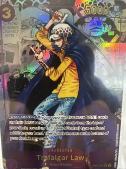 One Piece - Trafalgar Law Manga Alternate Art OP05-069 Proxy**** - Image 2