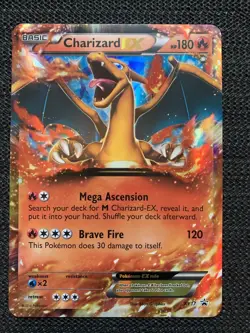 Rare Charizard EX Ultra Rare Jumbo Pokemon Card XY17 Promo Set Mint PSA Grade U - Image 1