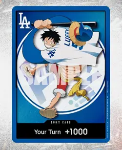 Pre-order Dodgers One Piece Monkey D Luffy Promo Card + hat July 2, 2026 - Image 2