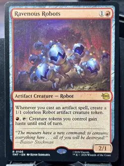Ravenous Robots - REG - MTG - TMT - 0106 - RARE ~ NM - Image 3