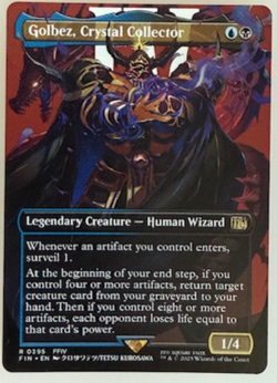 MTG: Golbez, Crystal Collector (Borderless) Final Fantasy Regular NM - Image 1