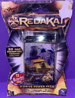 2011 Spin Master Redakai Conquer The Kairu 3D CCG 11 Card Blast X-Drive Pack NEW - Image 1