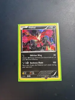 Yveltal 65/114 Holo Rare Steam Siege Pokemon 2016 Card Near Mint - Mint - Image 1