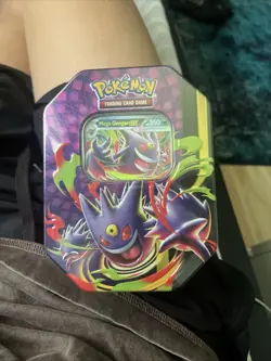Mega Moonlit Gengar Tin Sealed Pokemon TCG - Image 1