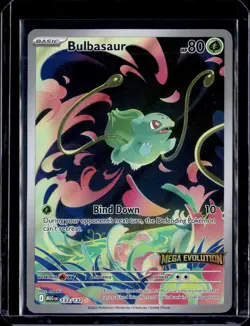 Pokemon ME01: Mega Evolution Bulbasaur Stamped 133/132 - Image 1