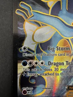 Kingdra EX XY Fates Collide 122/124 Pokemon TCG - LP/NM - Texture ERRORU - Image 3
