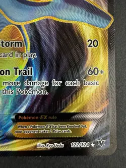 Kingdra EX XY Fates Collide 122/124 Pokemon TCG - LP/NM - Texture ERRORU - Image 4
