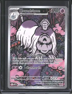 Houndstone 145/132 Illustration Rare Mega Evolution Pokemon NM/M - Image 1