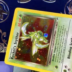 Pokemon TCG Gym Challenge #13/132 Rocket's Scyther LP + NM - - Image 3