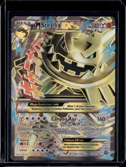 Pokemon XY - Steam Siege M Steelix EX (Full Art) 109/114 - Image 1