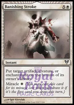 Banishing Stroke 3x FOIL AVR MTG Avacyn Restored Uncommon 2 MINT 1 NM white - Image 1