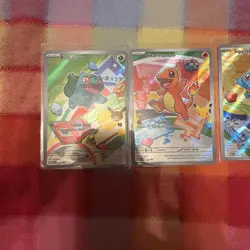 Pokemon TCG First Partner Illustration Collection Series 1 Kanto Gen 1 Starters - Image 1