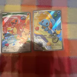 Pokemon TCG First Partner Illustration Collection Series 1 Kanto Gen 1 Starters - Image 2