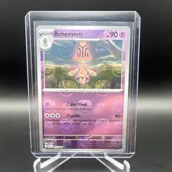 Pokemon TCG Beheeyem 041/086 Master Ball Holo Uncommon Black Bolt English - Image 1