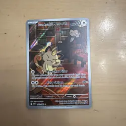 Pokemon SV10: Destined Rivals Team Rocket's Meowth 203/182 - Image 1
