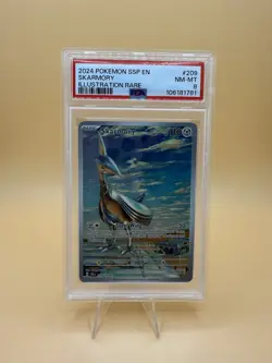 Pokemon TCG Skarmory 209/191 Illustration Rare Surging Sparks - Image 1