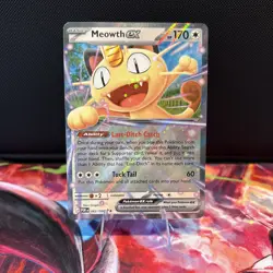 Pokemon Meowth ex 062/088 Me03: Perfect Order Holo - Image 1