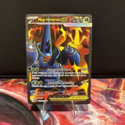 Pokemon Mega Heracross ex 108/094 Phantasmal Flames Full Art Ultra Rare (NM) - Image 1