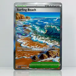SURFING BEACH 114/086 - Chaos Rising - Ultra Rare - Pokemon TCG - Image 1