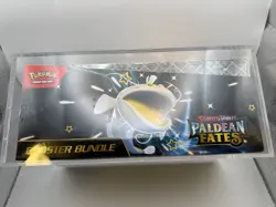 Paldean Fates Booster Bundle Display Factory Sealed Pokemon with Acrylic Case - Image 4