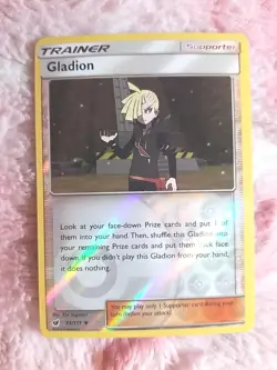 Pokemon Gladion 95/111 SM - Crimson Invasion Reverse Holo - Image 1