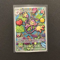 AMBIPOM 2025 POKEMON PHANTASMAL FLAMES - PFL EN #107/094 ILLUSTRATION RARE - Image 1