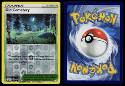 OLD CEMETERY 147/198 UNCOMMON CHILLING REIGN POKEMON REVERSE HOLO NM - Image 3