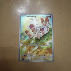 Scorbunny 225/217 Ascended Heroes Pokemon TCG Illustration Rare Holo - Image 1