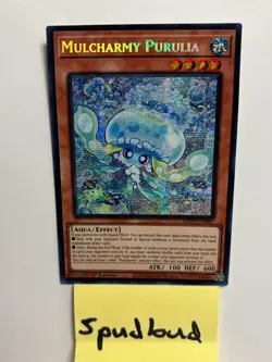 Mulcharmy Purulia Secret Rare MP25-EN085 NM 1st Ed Yu-Gi-Oh! - Image 1