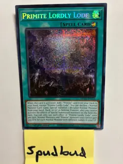 Primite Lordly Lode Secret Rare MP25-EN114 NM 1st Ed Yu-Gi-Oh! - Image 1