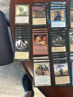 MTG Scourge Lot - Carrion Feeder, Dragon Auras, Hindering Touch - NM Old Frame - Image 2