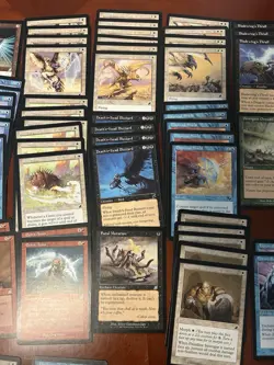 MTG Scourge Lot - Carrion Feeder, Dragon Auras, Hindering Touch - NM Old Frame - Image 4