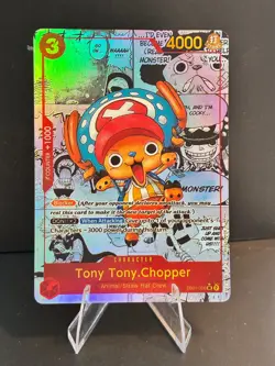 One Piece Tony Tony Chopper EB01-006 Manga Background Alt Art Custom/Fan-Art - Image 1