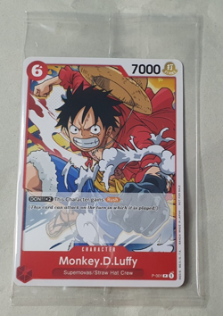 Sealed Monkey.D.Luffy Super Pre-Release Participant Promo - One Piece TCG -P-001 - Image 1