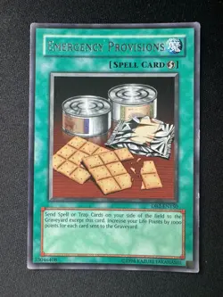 Yu-Gi-Oh! Emergency Provisions DB2-EN150 - Rare Unlimited YuGiOh Card - LP - Image 1