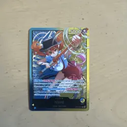 One Piece TCG Nami OP11-041 Learn Together Deck Promo Leader Card English - Image 1