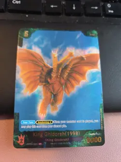 Godzilla Card Game King Ghidorah (98) (SR) - Resonance of Rivals EBP03-063+ Gold - Image 1